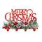 Glitzhome® 14.5" Merry Christmas Metal Stocking Holder